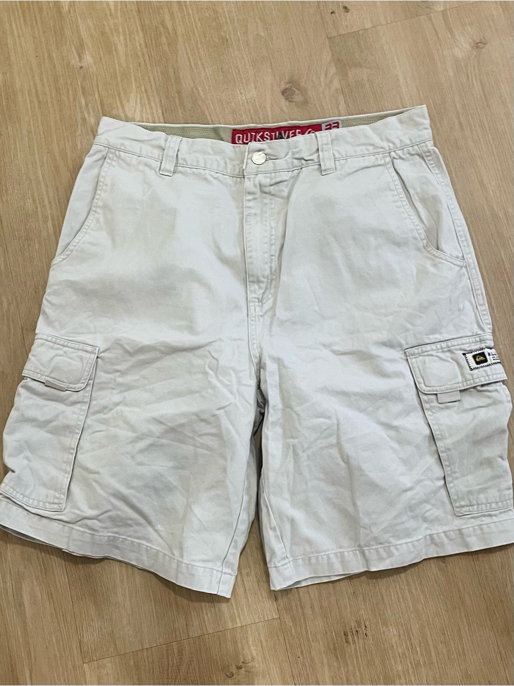 Quiksilver Men’s khaki Cargo Shorts